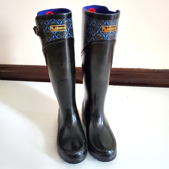 PUDDLETONS WOMEN RAIN BOOTS- SIZE 6 - Picture 4 of 13